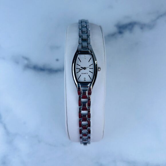 REVOLVE Petit Moments Meridian Quartz Watch in Silver Stainless Steel 7" - Picture 5 of 9